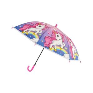 Unikornis esernyő felugró műanyag/fém 64 cm