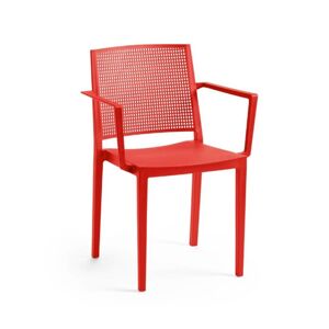 ROJAPLAST Kerti szék GRID ARMCHAIR piros