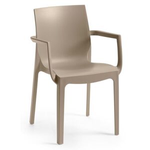 ROJAPLAST Kerti szék Emma Armchair taupe