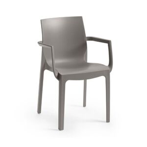 ROJAPLAST Szék EMMA ARMCHAIR szürke