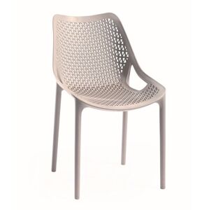 ROJAPLAST Szék BILROS 82 x 50 x 50 cm taupe