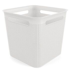 ROTHO Tárolódoboz BRISEN 18 L 29 x 29 x 28 cm fehér