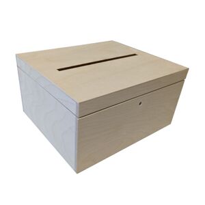 Fa doboz esküvői ajándék borítékhoz közepes  29 x 15 x 24,5