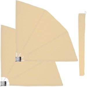 STILISTA Árnyékoló paraván erkélyre 2 részes 140 x 140 bézs