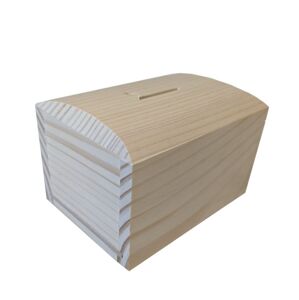 Fából készült érmeláda 13,5 x 8 x 10