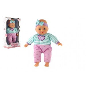 Játékbaba puha 30 cm