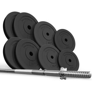 PHYSIONICS Súlyemelő készlet tárcsákkal 165 cm 60 kg