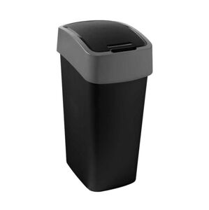 ROJAPLAST Szemeteskuka FLIPBIN 45 L fekete