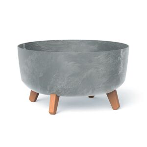 Virágcserép Prosperplast GRACIA LOW 38 cm beton effect