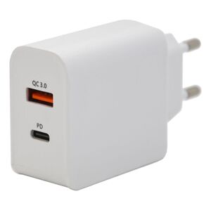 COMPASS Csatlakozó QUICK CHARGE 3.0 230V USB-A / USB-C 18W