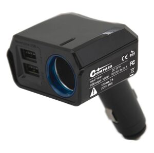COMPASS Fix adapter 12V + 2x USB 2400mA SELECT