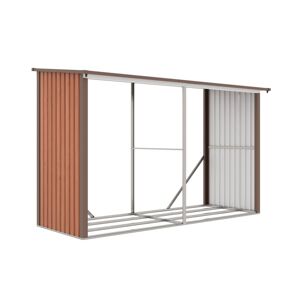 G21 Fának való fészer WOH 682 - 302 x 119 cm barna