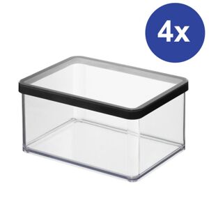 ROTHO Tárolódoboz SET LOFT 4 x 2, 25 L fehér