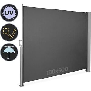JAGO Behúzható oldalsó napellenző 180 x 500 cm antracit