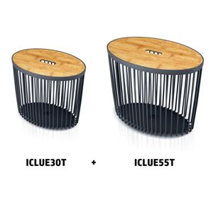 Prosperplast uni. ovális kosár bambusz fedéllel 30 + 55 L