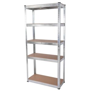 ROJAPLAST Polcos állvány 70 x 30 x 150 cm ezüst