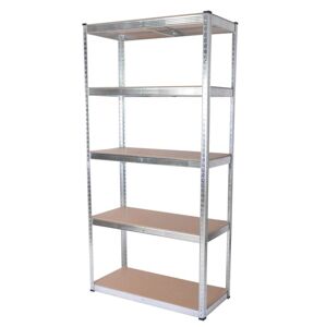 ROJAPLAST Polcos állvány  90 x 45 x 180 cm ezüst