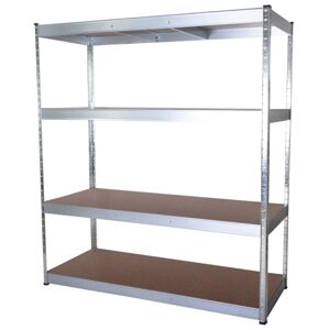 ROJAPLAST Polcos állvány 160 x 60 x 180 cm ezüst