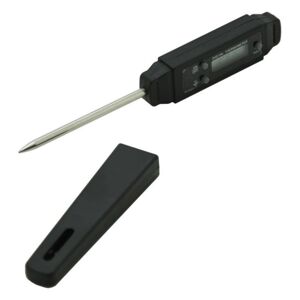 Cattara Grill hőmérő 150°C-ig fekete 15 cm