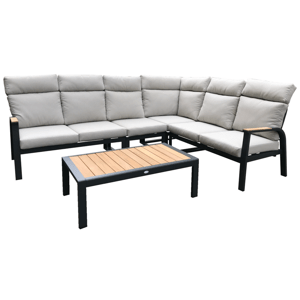 ROJAPLAST Kerti garnitúra készlet ANNECY aluminium