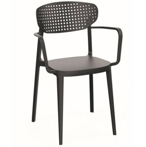Műanyag karosszék AIRE ARMCHAIR antracit