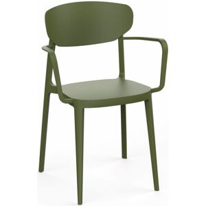 ROJAPLAST Kerti szék MARE ARMCHAIR oliva zöld