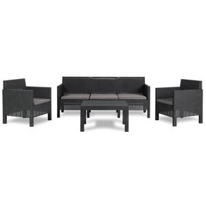 TOOMAX Kerti műanyag szett PENELOPE 5 SEATER grafit