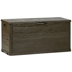WOODYS Kerti műanyag láda 280 L barna