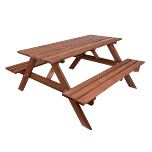 ROJAPLAST Kerti piknik fa készlet 180 x 165 x 72 cm foltos