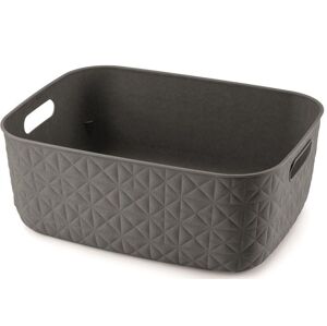 Tárolódoboz Softex M 12,5 L sötétszürke
