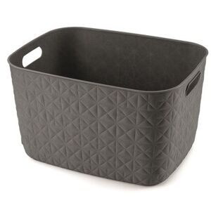 Tárolódoboz Softex L 19 L sötétszürke