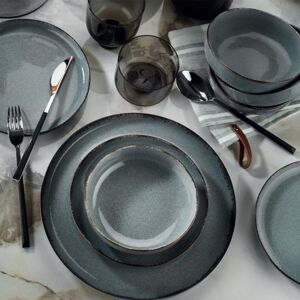 Porcelán edény készlet 18  db kék