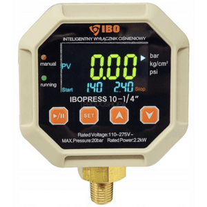 Digitális nyomáskapcsoló IBOPRESS 10 - 1/4" IBO