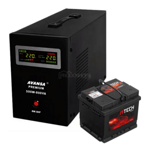Tartalék tápegység keringető szivattyúkhoz AVANSA UPS 500W 12V + akkumulátor