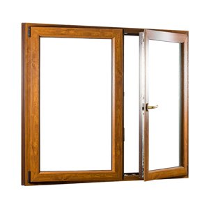 REHAU Smartline+ kétszárnyú műanyag ablak tokosztó nélkül - Ablakok-raktarrol.hu - 1450 x 1450.