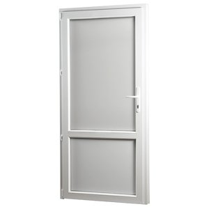 REHAU Smartline+ mellékbejárati ajtók, tömör, balos - Ablakok-raktarrol.hu - 980 x 2080.