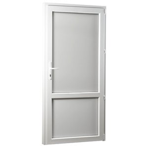 REHAU Smartline+ mellékbejárati ajtók, tömör, jobbos - Ablakok-raktarrol.hu - 880 x 2080.