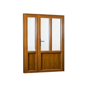 REHAU Smartline+ kétszárnyú mellékbejárati ajtók, jobbos - Ablakok-raktarrol.hu - 1380 x 2080.