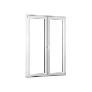 REHAU Smartline+ kétszárnyú műanyag erkélyajtók - Ablakok-raktarrol.hu - 1300 x 2080.